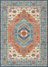 Multi-Colour Vintage Area Rug